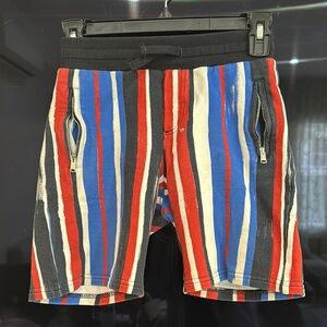 Dolce & Gabbana Striped Kids Shorts - Red, Blue, Black, White